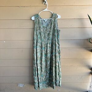 Croft & Barrow Floral Paisley Print Maxi Dress - Size 1X